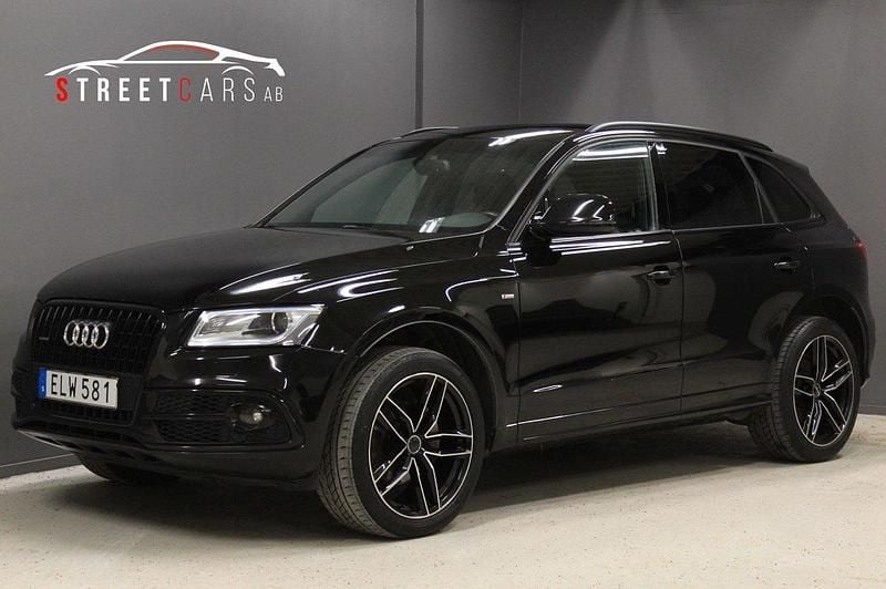 Svart Begagnad 2015 Audi Q5 S-Line SUV | 184 900 kr (Marknadspris) - Bild 1/4