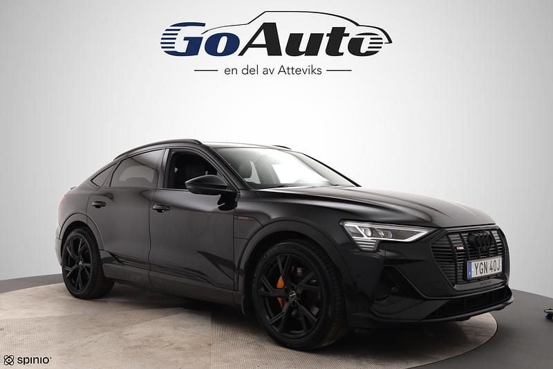 Begagnad Audi e-tron Sportback 300 kW (408 HK) 2022 Svart SUV