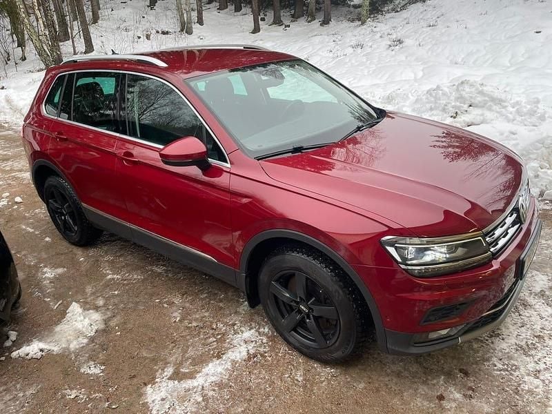Begagnad VW Tiguan GT 190 HK (139 kW) 2018 Ruby red metallic SUV