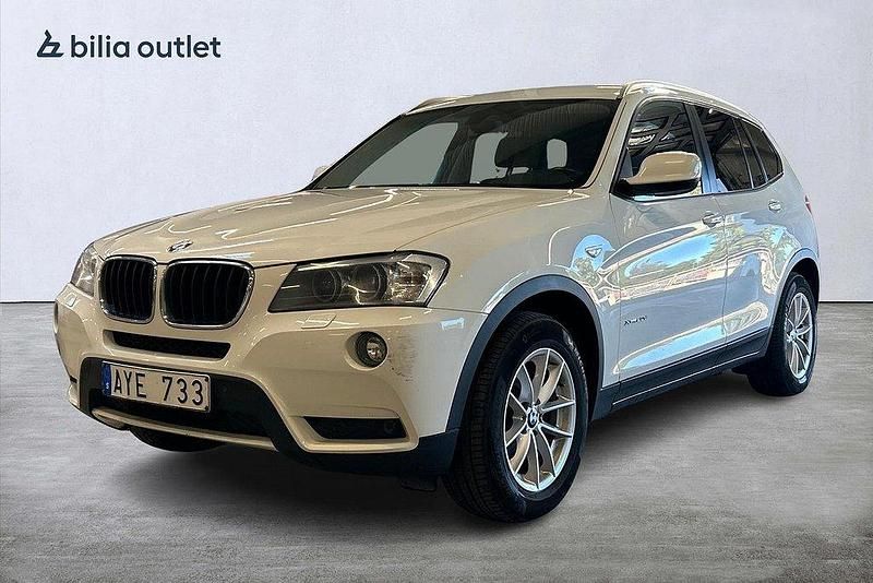 Vit Begagnad 2013 BMW X3 SUV | 124 900 kr (Bra pris) - Bild 1/4