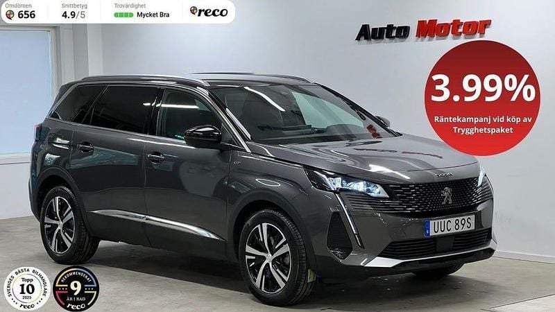 Grå Begagnad 2024 Peugeot 5008 GTi Minibuss | 309 900 kr (Bra pris) - Bild 1/4