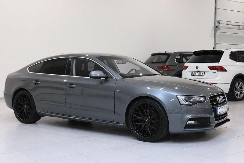 Begagnad Audi A5 Sportback S-Line 191 HK (140 kW) 2014 Grå Halvkombi