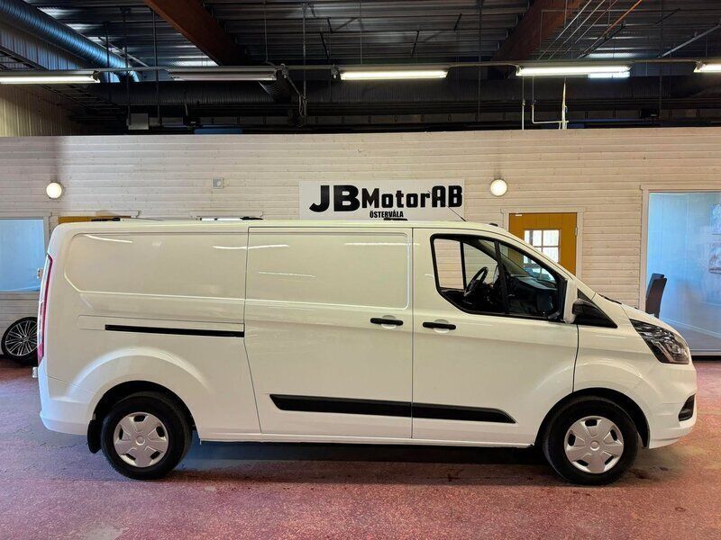 Vit Begagnad 2019 Ford Transit Custom Van | 149 900 kr (Marknadspris) - Bild 1/4