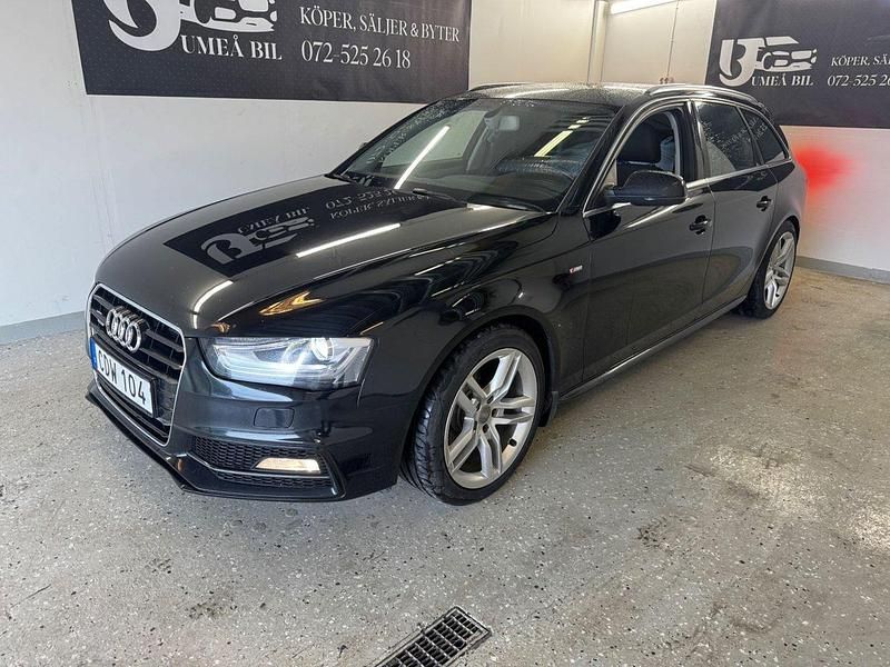 Svart Begagnad 2014 Audi A4 Kombi | 109 900 kr (Marknadspris) - Bild 1/4