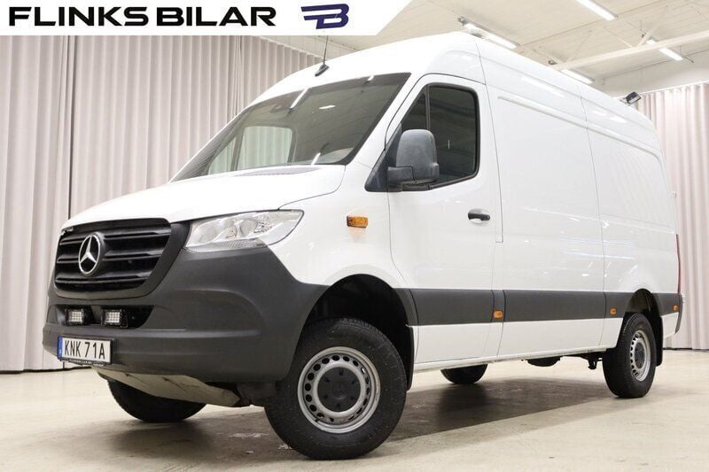 Vit Begagnad 2020 Mercedes Sprinter Van | 799 900 kr - Bild 1/4