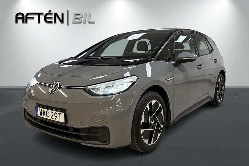 Grå Begagnad 2022 VW ID.3 Pro Performance Halvkombi | 244 800 kr (Marknadspris) - Bild 1/3