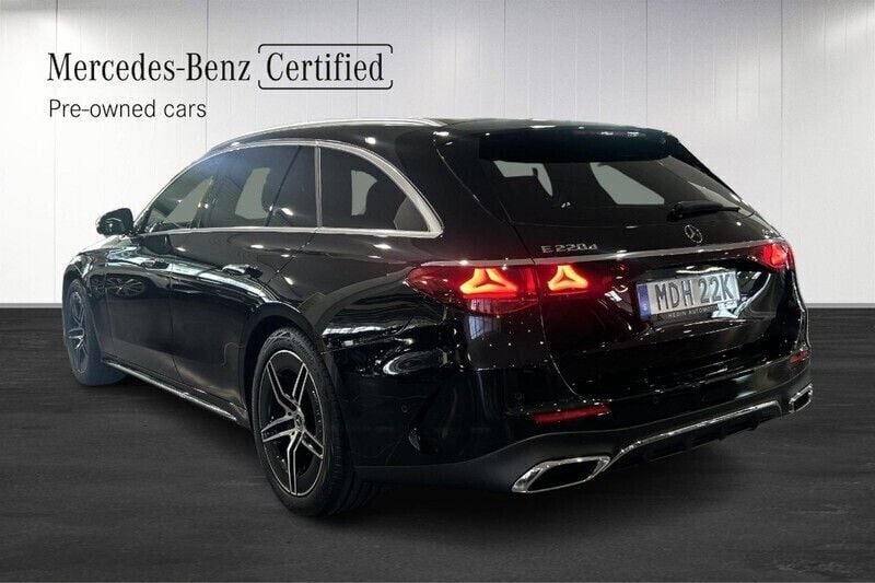 Begagnad Mercedes E220 198 HK (145 kW) 2025 Svart (black) Kombi