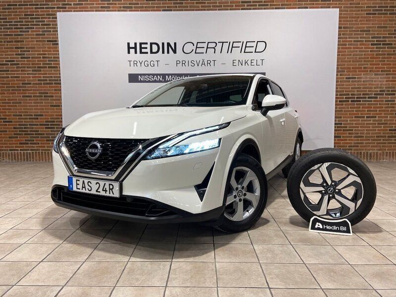 Vit Begagnad 2023 Nissan Qashqai N-Connecta SUV | 329 900 kr (Marknadspris) - Bild 1/4