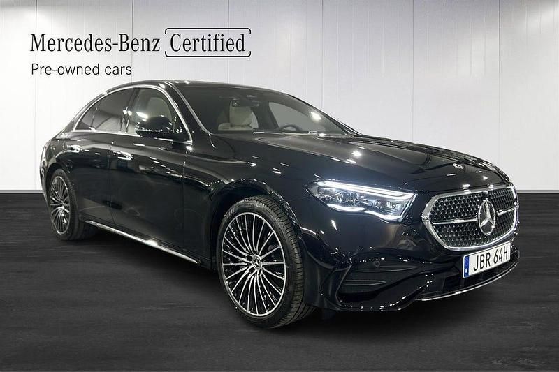 Begagnad Mercedes E300 AMG line 197 HK (144 kW) 2025 Svart Sedan