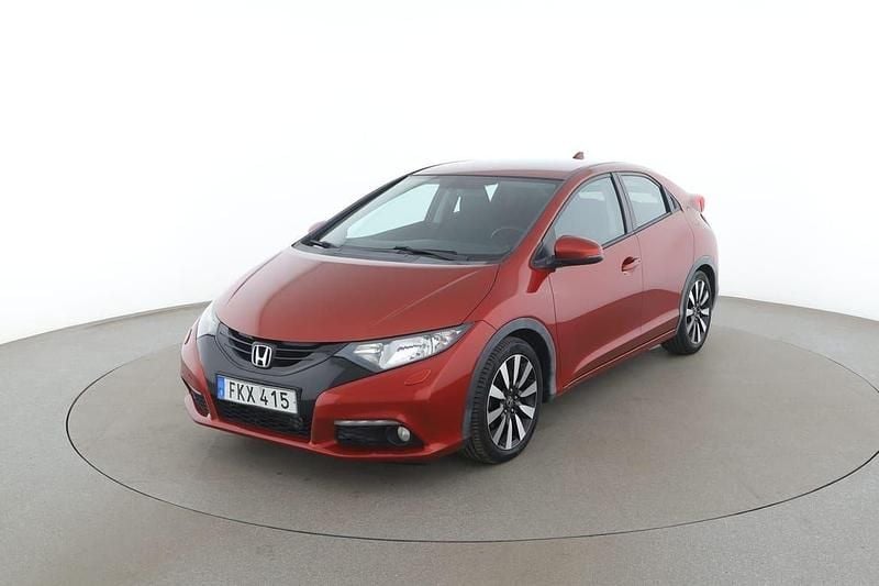 Röd Begagnad 2014 Honda Civic Sport Halvkombi | 88 000 kr (Marknadspris) - Bild 1/4