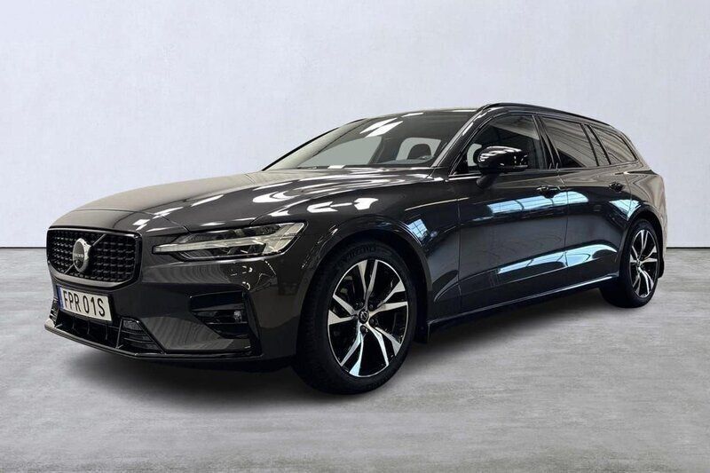 Grå Begagnad 2024 Volvo V60 Plus Kombi | 379 000 kr (Bra pris) - Bild 1/4