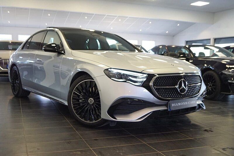 Silver Begagnad 2024 Mercedes E220 AMG Sedan | 799 000 kr - Bild 1/4