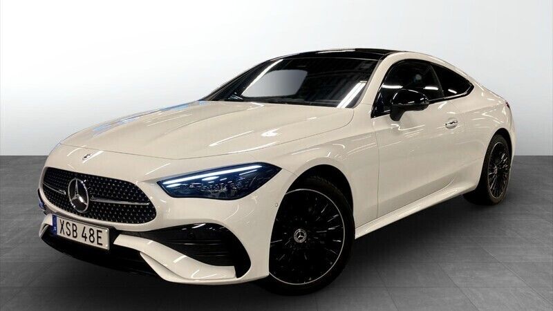 Vit (white) Begagnad 2024 Mercedes CLE300 AMG line Sportkupé | 699 000 kr (Marknadspris) - Bild 1/4