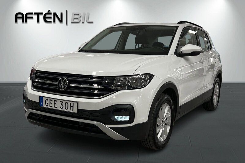 Vit Begagnad 2023 VW T-Cross SUV | 209 900 kr (Marknadspris) - Bild 1/4