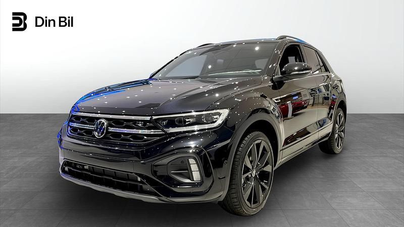 Svart Ny 2025 VW T-Roc R-line SUV | 369 900 kr (Marknadspris) - Bild 1/4