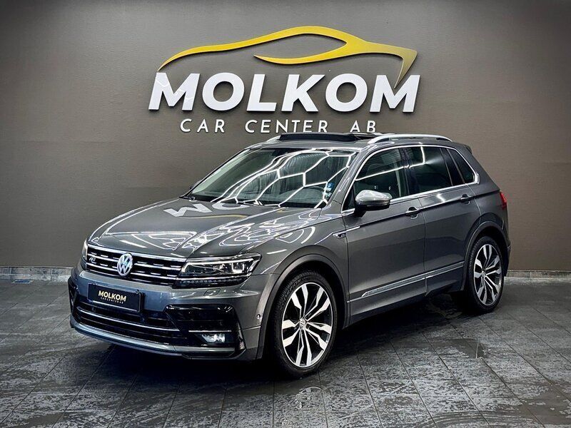 Silver Begagnad 2018 VW Tiguan GT SUV | 234 900 kr (Marknadspris) - Bild 1/4