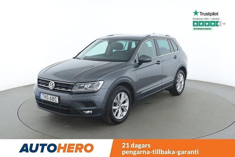 Mörkgrå Begagnad 2020 VW Tiguan Executive SUV | 292 000 kr (Marknadspris) - Bild 1/4