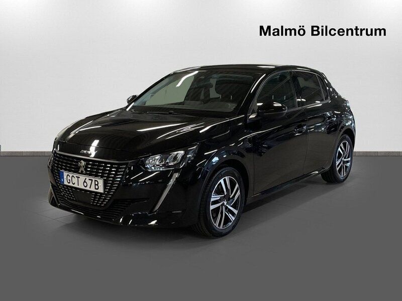 Svart Begagnad 2022 Peugeot 208 Allure Halvkombi | 189 900 kr (Marknadspris) - Bild 1/4