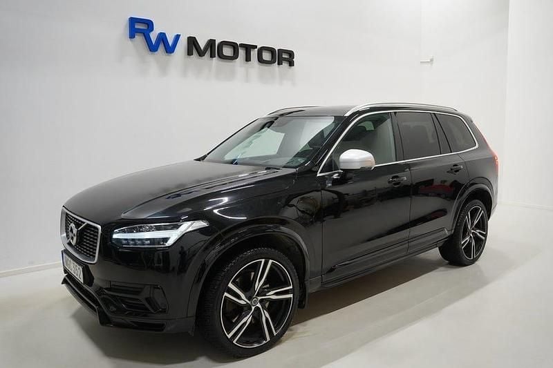 Begagnad Volvo XC90 R-Design 407 HK (299 kW) 2017 Svart SUV