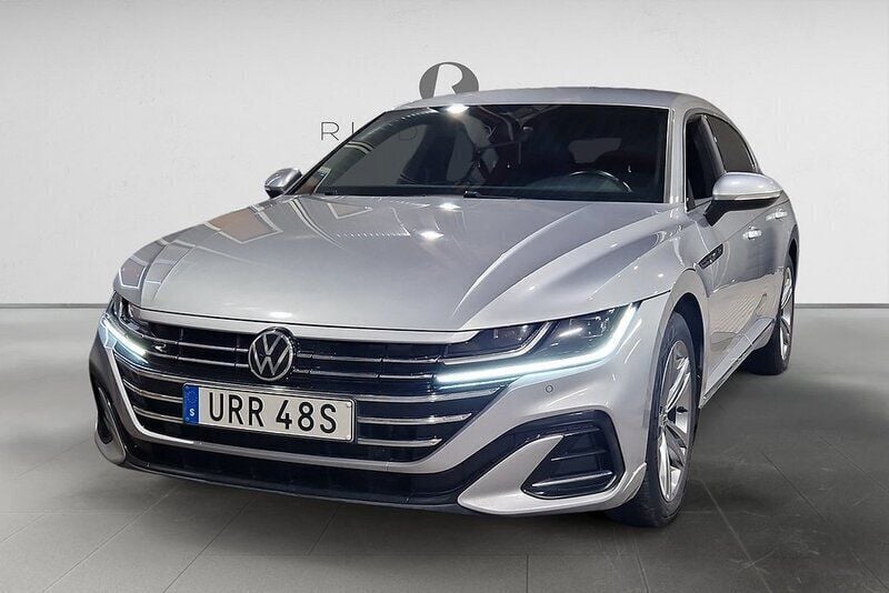 Silver Begagnad 2021 VW Arteon R-line Kombi | 224 900 kr (Bra pris) - Bild 1/3