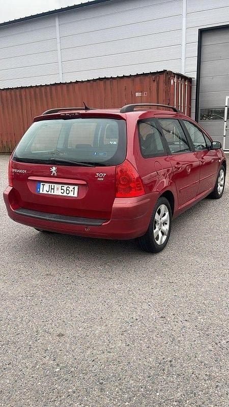Röd Begagnad 2007 Peugeot 307 Kombi | 19 500 kr (Marknadspris) - Bild 1/4