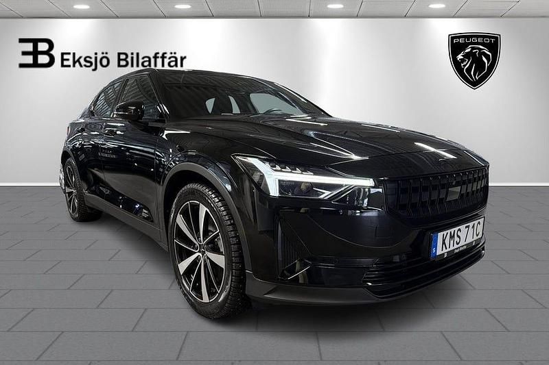Begagnad Polestar 2 Long Range Dual motor 309 kW (421 HK) 2021 Svart Halvkombi