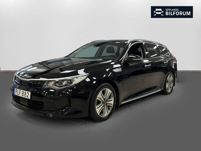 Svart Begagnad 2017 Kia Optima Kombi | 159 000 kr (Marknadspris) - Bild 1/4
