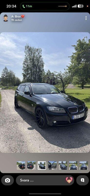 Svart Begagnad 2012 BMW 320 Kombi | 95 000 kr (Bra pris) - Bild 1/4
