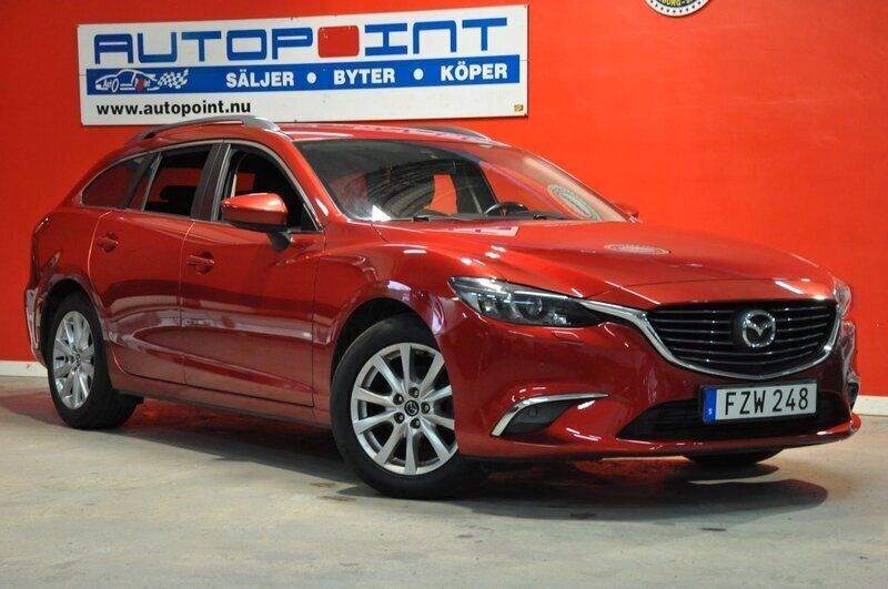 Röd Begagnad 2016 Mazda 6 Kombi | 167 800 kr (Marknadspris) - Bild 1/4