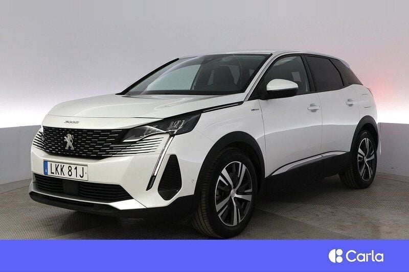 Vit Begagnad 2021 Peugeot 3008 Allure SUV | 243 900 kr (Superpris) - Bild 1/4