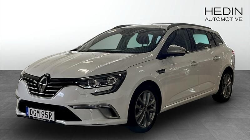 Vit (white) Begagnad 2019 Renault Mégane GT Line GT-Line Kombi | 164 900 kr (Marknadspris) - Bild 1/4