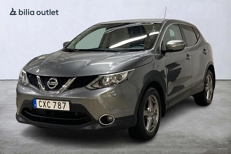 Grå Begagnad 2014 Nissan Qashqai Acenta SUV | 79 900 kr (Marknadspris) - Bild 1/3