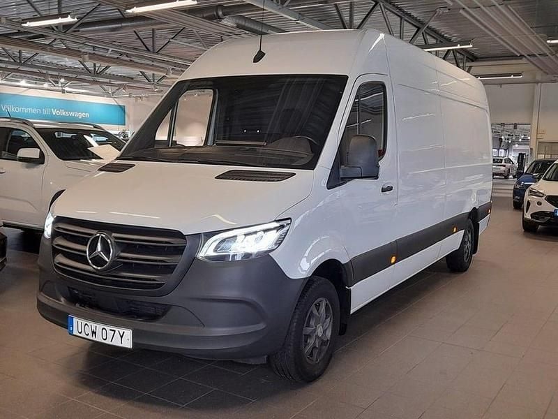 Vit Begagnad 2021 Mercedes Sprinter Van | 249 000 kr - Bild 1/4