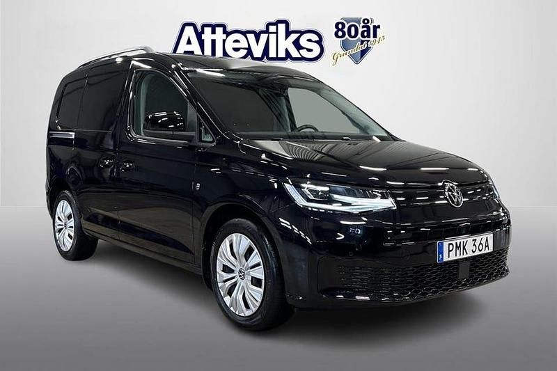 Svart Ny 2025 VW Caddy Minibuss | 439 900 kr (Marknadspris) - Bild 1/4