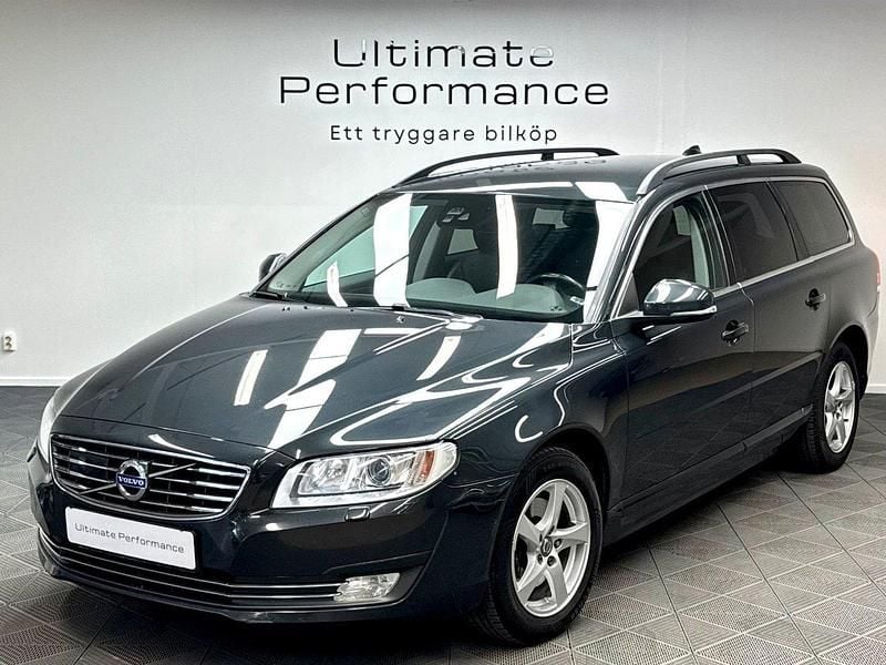 Grå Begagnad 2016 Volvo V70 Standard Kombi | 159 000 kr (Marknadspris) - Bild 1/4