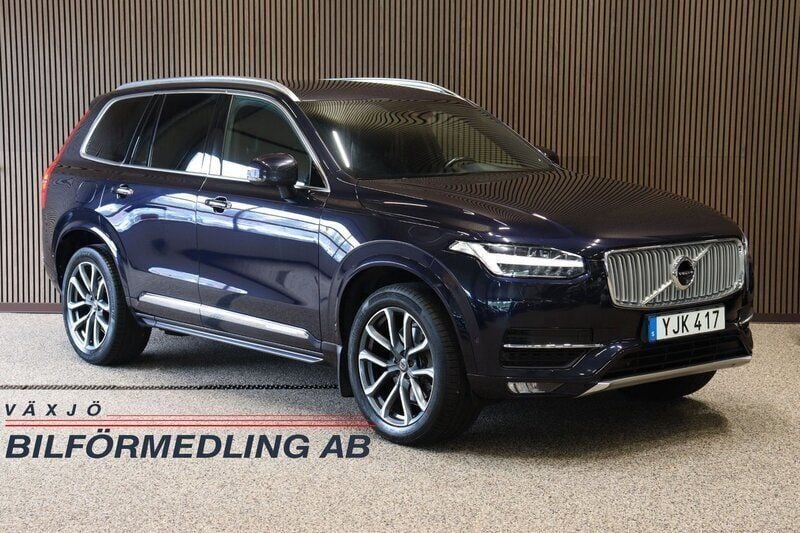 Mörkblå Begagnad 2016 Volvo XC90 Inscription SUV | 329 000 kr (Bra pris) - Bild 1/4
