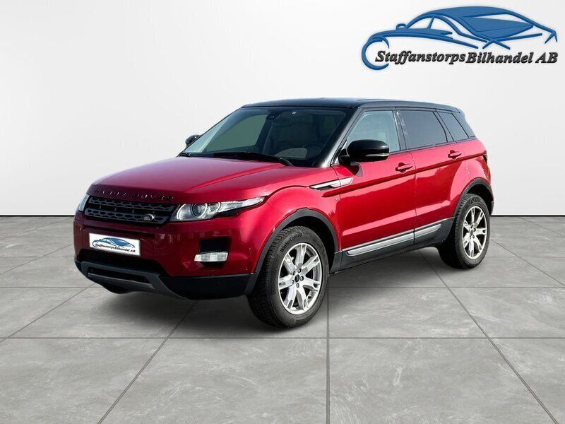 Röd Begagnad 2013 Land Rover Range Rover evoque Pure SUV | 124 000 kr (Marknadspris) - Bild 1/4