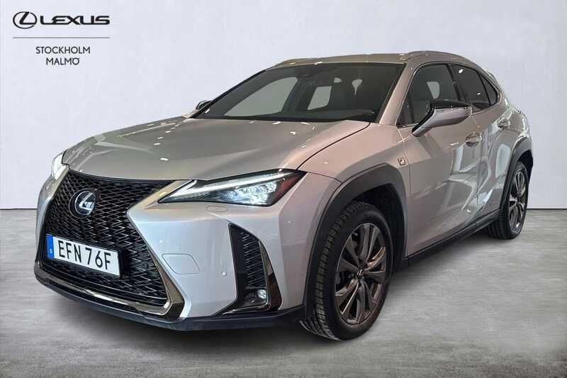 Silver Begagnad 2020 Lexus UX 250h E-FOUR F-Sport SUV | 359 000 kr - Bild 1/4