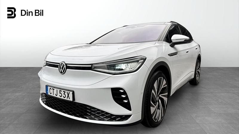 Vit Begagnad 2022 VW ID.4 GTX SUV | 344 500 kr (Bra pris) - Bild 1/4