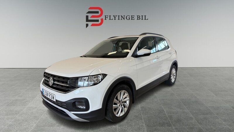 Vit Begagnad 2020 VW T-Cross SUV | 139 900 kr (Marknadspris) - Bild 1/4