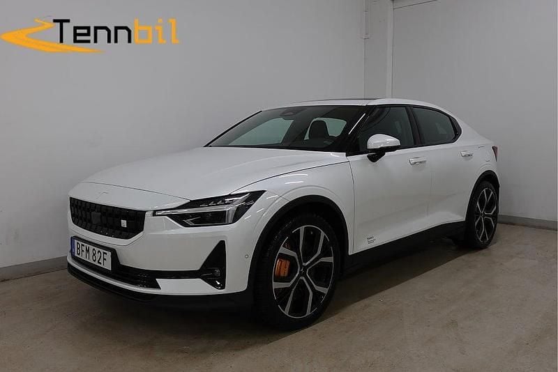 Begagnad Polestar 2 Performance 350 kW (476 HK) 2023 Vit Halvkombi