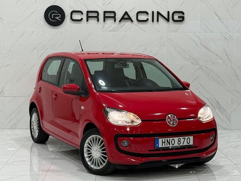 Röd Begagnad 2014 VW up! high up! Halvkombi | 44 900 kr (Marknadspris) - Bild 1/4