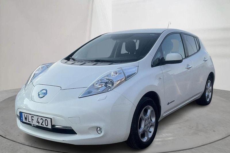 Vit Begagnad 2016 Nissan Leaf Acenta Halvkombi | 90 000 kr (Bra pris) - Bild 1/4