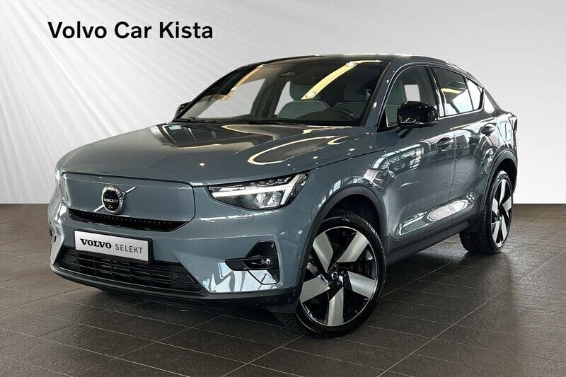 Grå Begagnad 2022 Volvo EC40 Ultimate SUV | 389 900 kr (Bra pris) - Bild 1/2
