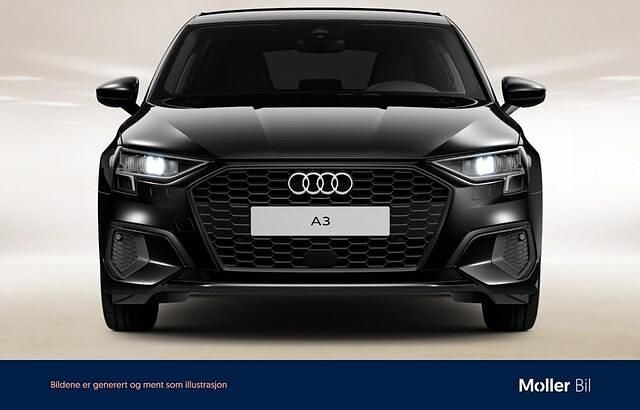 Brilliantsvart Begagnad 2021 Audi A3 Proline | 224 900 kr (Marknadspris) - Bild 1/4
