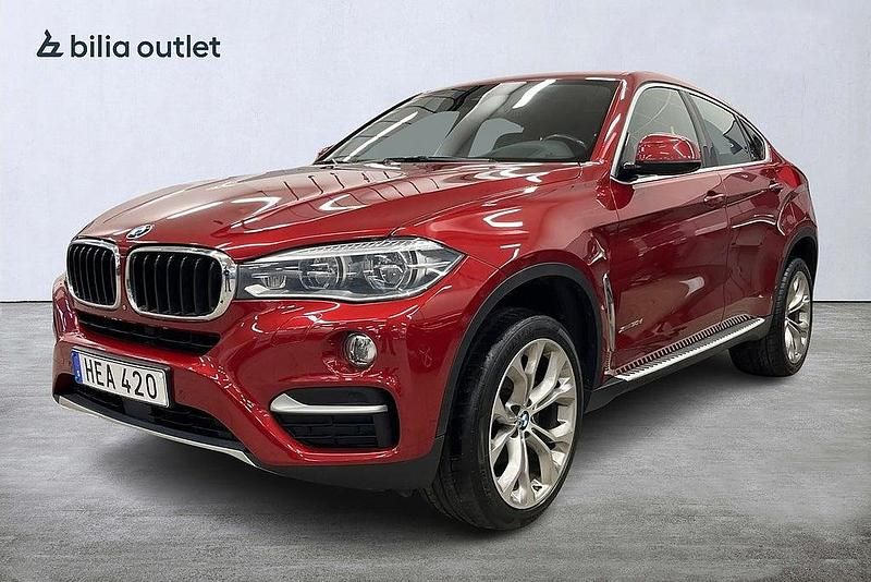Röd Begagnad 2015 BMW X6 SUV | 319 900 kr (Marknadspris) - Bild 1/3