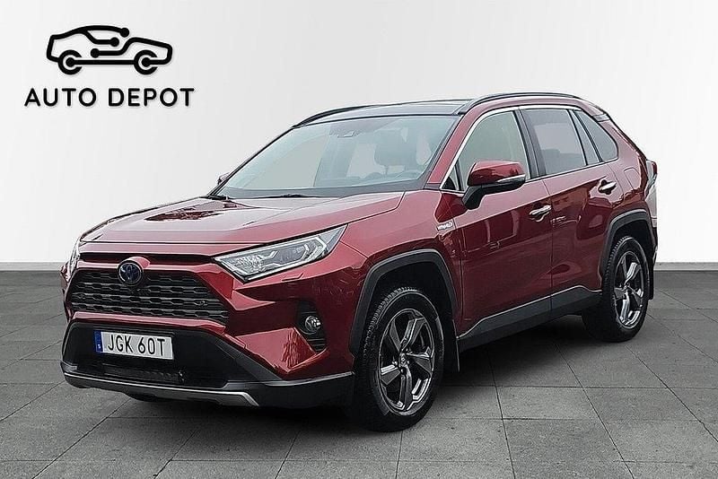 Röd Begagnad 2019 Toyota RAV4 Hybrid Executive SUV | 259 900 kr (Marknadspris) - Bild 1/4