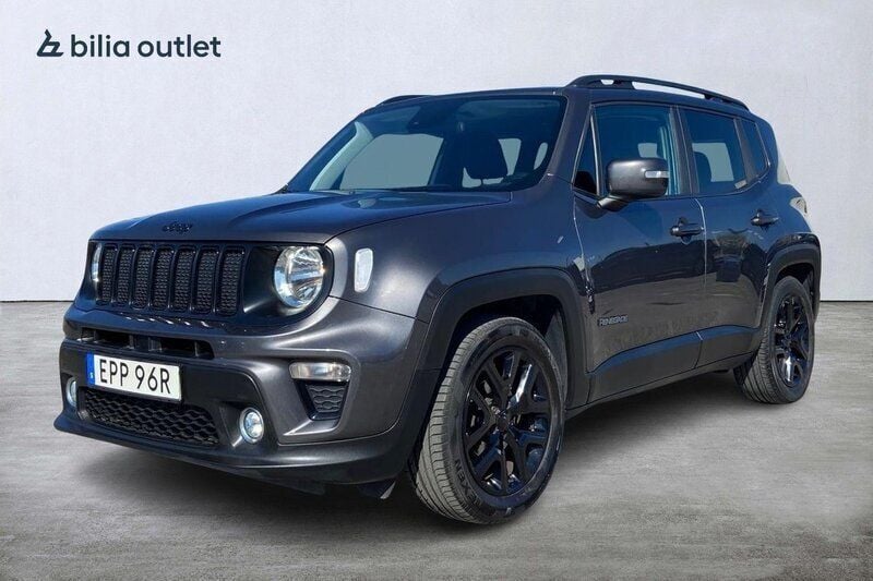 Grå Begagnad 2019 Jeep Renegade Night Eagle SUV | 129 900 kr (Marknadspris) - Bild 1/3