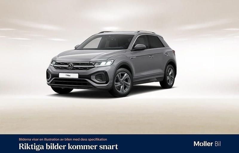 Indium grey metallic Begagnad 2024 VW T-Roc R-line SUV | 389 900 kr (Dyr) - Bild 1/3