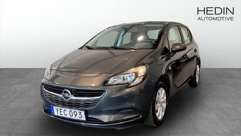 Grå (grey) Begagnad 2016 Opel Corsa Enjoy Halvkombi | 74 800 kr (Bra pris) - Bild 1/4